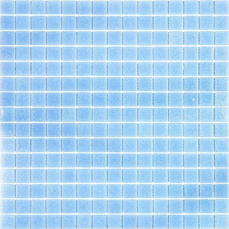APOLLO TILE Dune 12 in. x 12 in. Glossy Maximum Blue Glass Mosaic Wall and Floor Tile 20 sq. ft./case, 20PK APLSA88BL509A